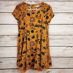 Silence + Noise Floral Flowy Swing Dress Size Small Casual Date Night